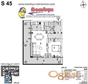 Dvosoban stan 71m u izgradnji Telep